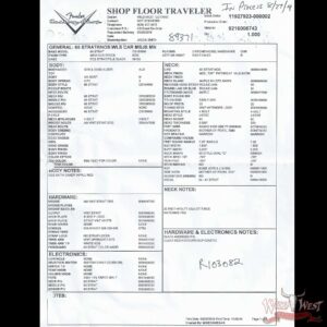 Fender Custom Shop Jason Smith Masterbuilt 1966 Stratocaster NOS Maple Neck WLS Satin Candy Apple Red Matching Headstock - Image 14