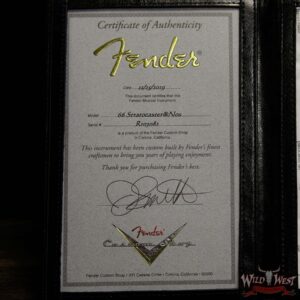 Fender Custom Shop Jason Smith Masterbuilt 1966 Stratocaster NOS Maple Neck WLS Satin Candy Apple Red Matching Headstock - Image 13