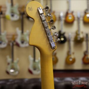 Fender Custom Shop Jason Smith Masterbuilt 1966 Stratocaster NOS Maple Neck WLS Satin Candy Apple Red Matching Headstock - Image 7