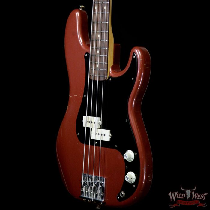 Fender Custom Shop Jason Smith Masterbuilt 60’s Precision P-Bass Relic AAA Rosewood Slab Board Indian Fire Red - Image 2