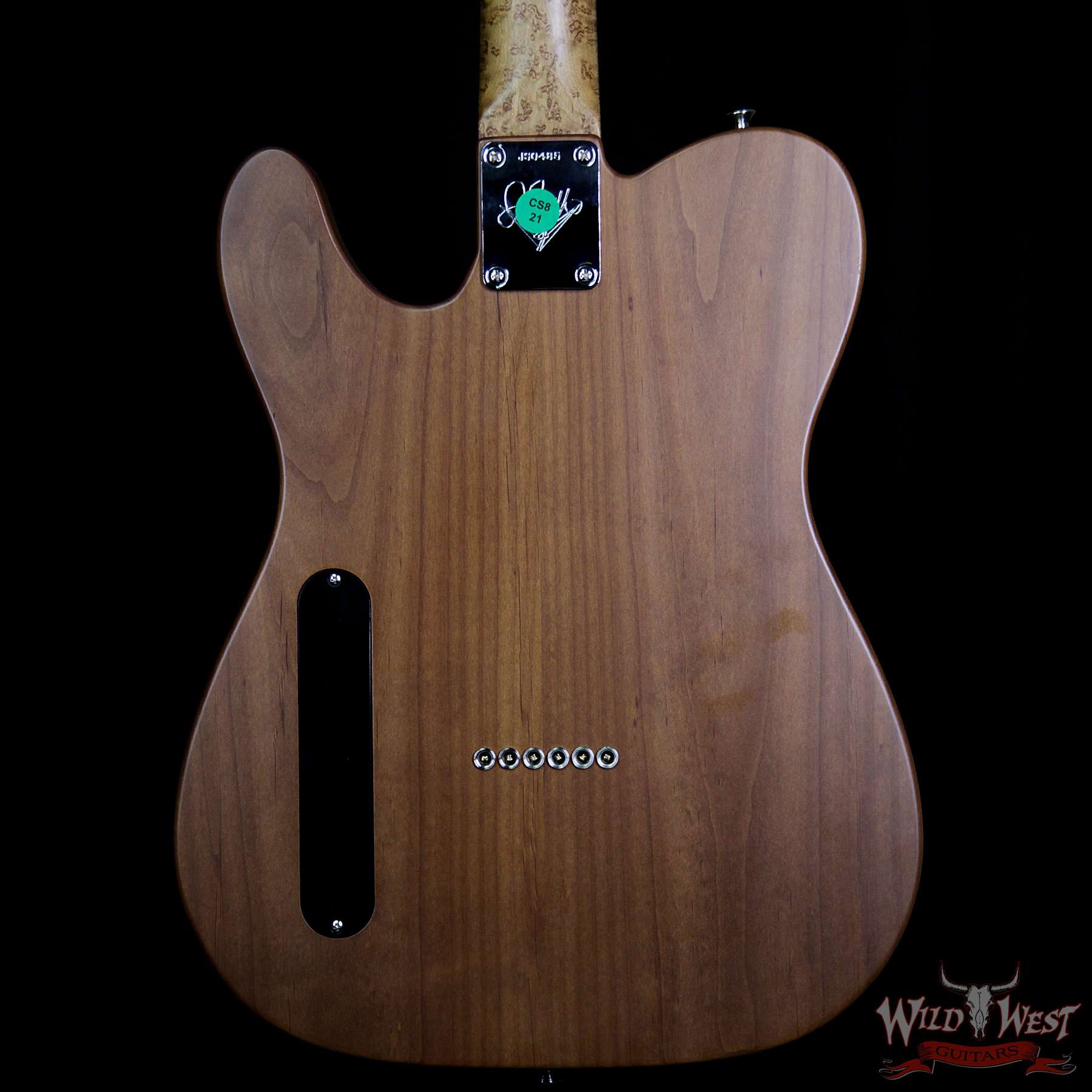 fendercs-mbjs-60stele-js0485-bb__wwg.jpg Fender Custom Shop NAMM #434 Jason Smith Masterbuilt 60’s Telecaster NOS Birdseye Maple Natural - Image 6