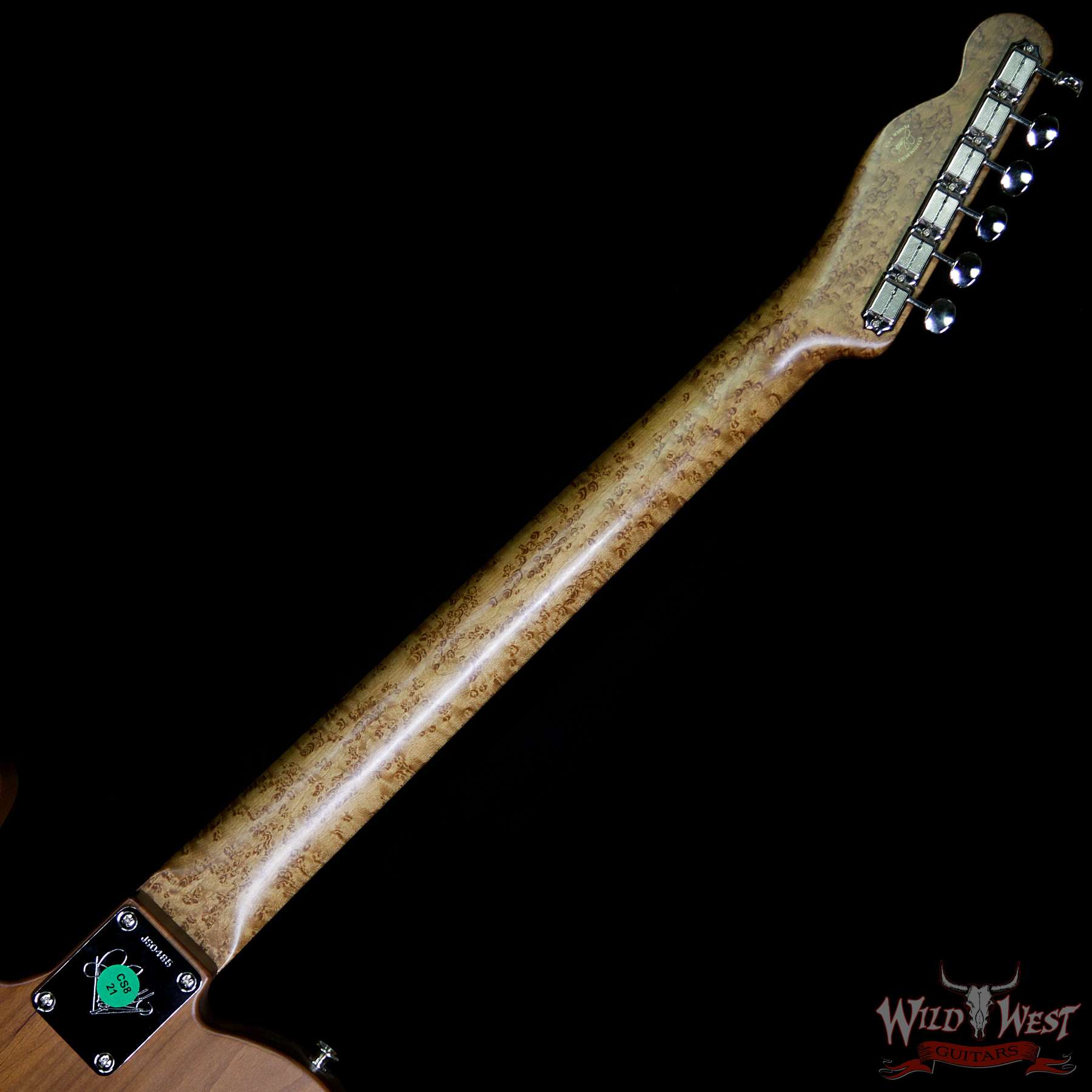 fendercs-mbjs-60stele-js0485-nb__wwg.jpg Fender Custom Shop NAMM #434 Jason Smith Masterbuilt 60’s Telecaster NOS Birdseye Maple Natural - Image 10