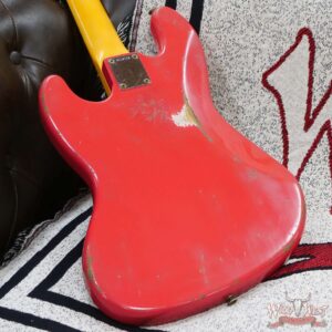 Fender Custom Shop Jason Smith Masterbuilt 1962 Jazz Bass J-Bass Relic Fiesta Red - Image 11