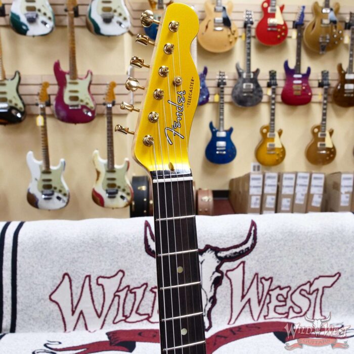 2025 Fender Custom Shop Wild West Guitars Exclusive Jason Smith Masterbuilt John 5 “Goldie” Telecaster HH NOS Frost Gold 8.00 lbs - Image 7
