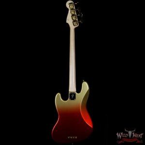 2020 NAMM Fender Custom Shop Jason Smith Masterbuilt 70s Jazz Bass NOS Indian Rosewood Board Red to Gold Stratoburst - Image 5