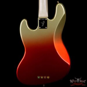 2020 NAMM Fender Custom Shop Jason Smith Masterbuilt 70s Jazz Bass NOS Indian Rosewood Board Red to Gold Stratoburst - Image 6