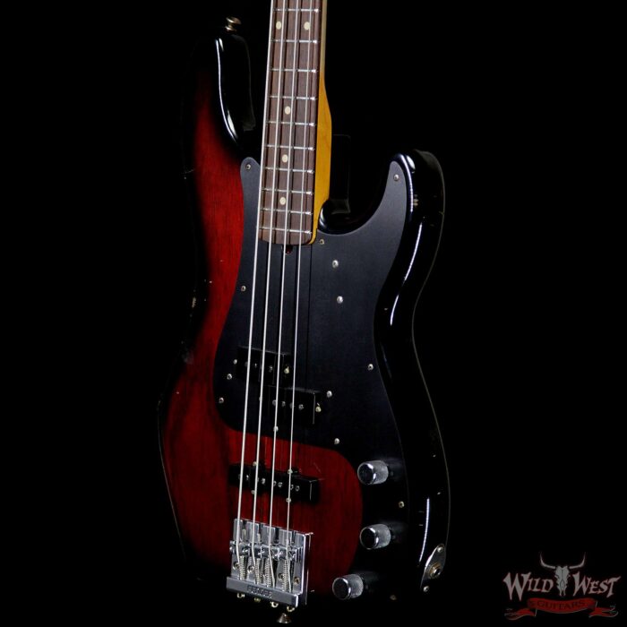 Fender Custom Shop Jason Smith Masterbuilt 1959 P/J Bass Journeyman Relic Black Cherry Burst Rosewood Slab Board - Image 2