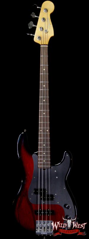 Fender Custom Shop Jason Smith Masterbuilt 1959 P/J Bass Journeyman Relic Black Cherry Burst Rosewood Slab Board