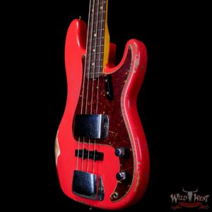Fender Custom Shop Jason Smith Masterbuilt 1962 Precision Bass P-Bass P/J Pickups Relic Fiesta Red - Image 2