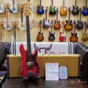 Fender Custom Shop Jason Smith Masterbuilt 1962 Precision Bass P-Bass P/J Pickups Relic Fiesta Red - Image 6