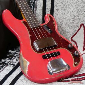 Fender Custom Shop Jason Smith Masterbuilt 1962 Precision Bass P-Bass P/J Pickups Relic Fiesta Red - Image 8