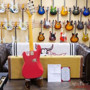 Fender Custom Shop Jason Smith Masterbuilt 1962 Precision Bass P-Bass P/J Pickups Relic Fiesta Red - Image 10