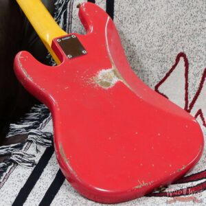 Fender Custom Shop Jason Smith Masterbuilt 1962 Precision Bass P-Bass P/J Pickups Relic Fiesta Red - Image 12