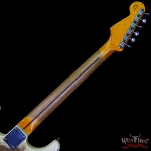 Fender Custom Shop Kyle McMillin Masterbuilt 1957 Stratocaster Hand-Wound Pickups Heavy Relic Aged Vintage White - Image 5