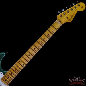 Fender Custom Shop Kyle McMillin Masterbuilt 1958 Stratocaster Relic Hand-Wound Pickups Aged Sherwood Metallic over 3 Tone Sunburst - Image 4