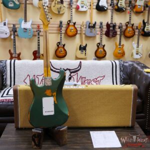 Fender Custom Shop Kyle McMillin Masterbuilt 1958 Stratocaster Relic Hand-Wound Pickups Aged Sherwood Metallic over 3 Tone Sunburst - Image 9