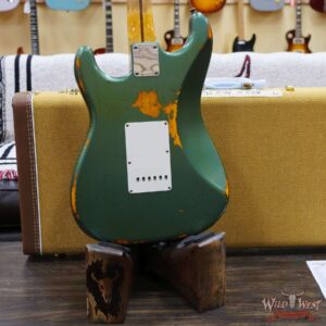 Fender Custom Shop Kyle McMillin Masterbuilt 1958 Stratocaster Relic Hand-Wound Pickups Aged Sherwood Metallic over 3 Tone Sunburst - Image 11