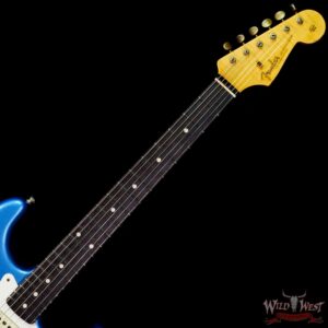 Fender Custom Shop Kyle McMillin Masterbuilt 1959 Stratocaster Rosewood Slab Board Hand-Wound Pickups Journeyman Relic Lake Placid Blue - Image 4