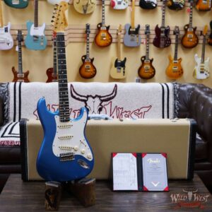 Fender Custom Shop Kyle McMillin Masterbuilt 1959 Stratocaster Rosewood Slab Board Hand-Wound Pickups Journeyman Relic Lake Placid Blue - Image 6