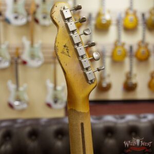 Fender 2019 NAMM #446 Kyle McMillin Masterbuilt 50’s Telecaster Heavy Relic Maple Neck Nocaster Blonde 6.3 LBS - Image 9