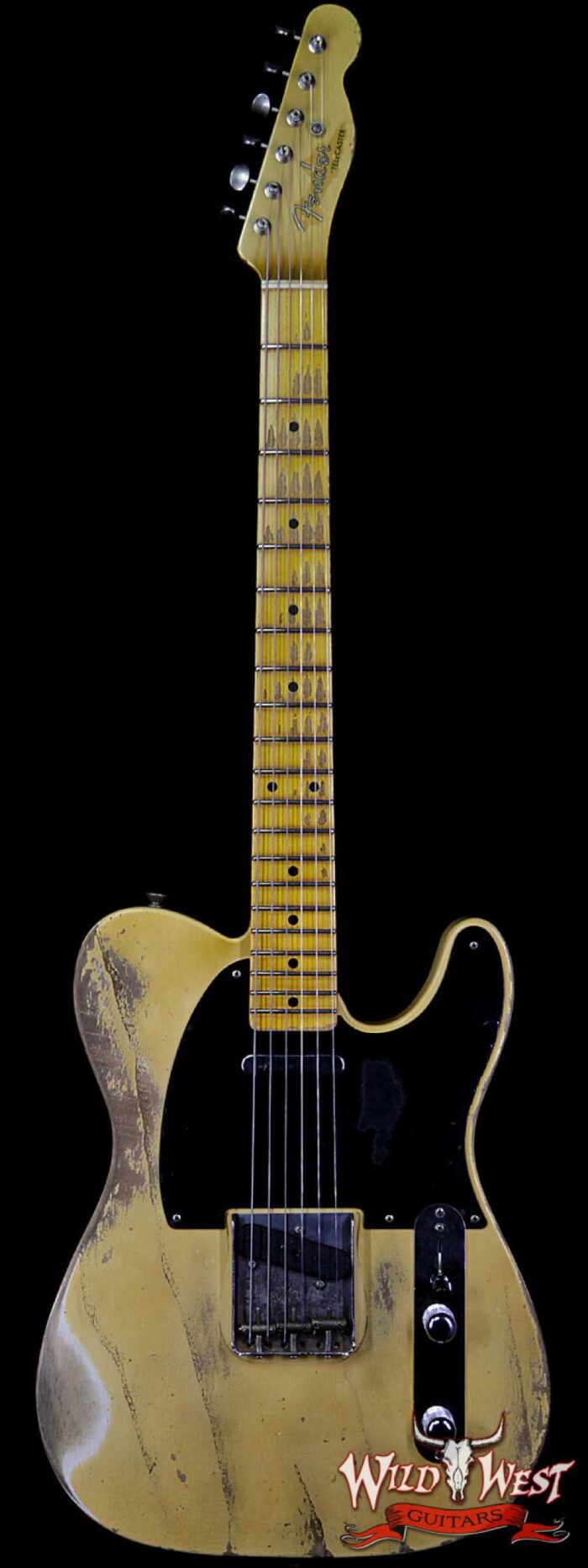 Fender 2019 NAMM #446 Kyle McMillin Masterbuilt 50’s Telecaster Heavy Relic Maple Neck Nocaster Blonde 6.3 LBS - Image 1