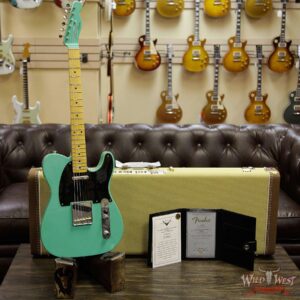 Fender Custom Shop 2019 NAMM #447 Kyle McMillin Masterbuilt 50’s Telecaster Lush Closet Classic Aged Sea Foam Green - Image 11