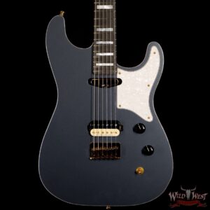 2020 NAMM Fender Custom Shop Kyle McMillin Masterbuilt Hybrid Stratocaster NOS SH Ebony Fingerboard Charcoal Frost Metallic - Image 3