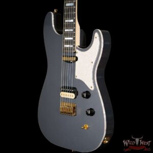 2020 NAMM Fender Custom Shop Kyle McMillin Masterbuilt Hybrid Stratocaster NOS SH Ebony Fingerboard Charcoal Frost Metallic - Image 2