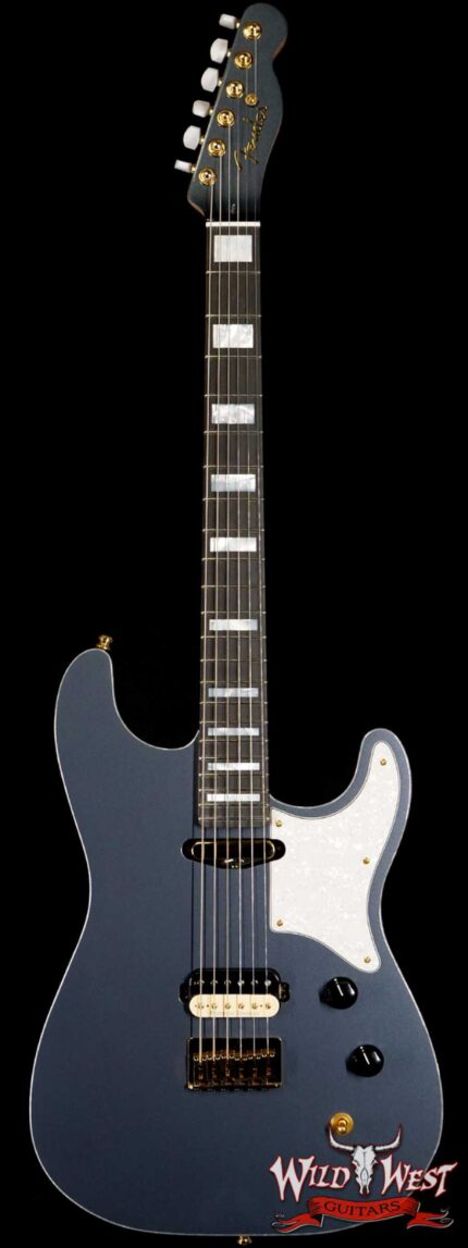2020 NAMM Fender Custom Shop Kyle McMillin Masterbuilt Hybrid Stratocaster NOS SH Ebony Fingerboard Charcoal Frost Metallic