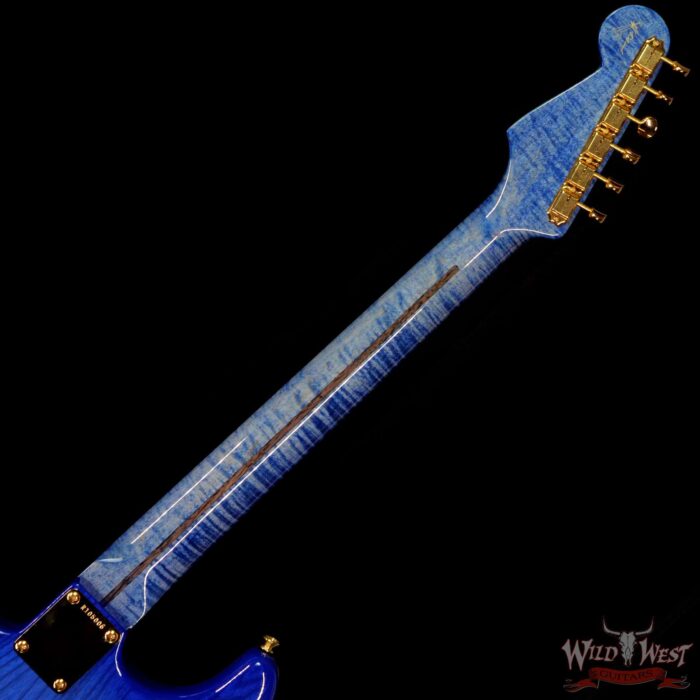 Fender Custom Shop Kyle McMillin Masterbuilt Flame Maple 60’s Stratocaster NOS Royal Blue Hand-Wound Pickups - Image 5