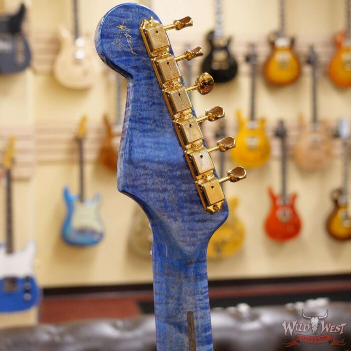 Fender Custom Shop Kyle McMillin Masterbuilt Flame Maple 60’s Stratocaster NOS Royal Blue Hand-Wound Pickups - Image 10
