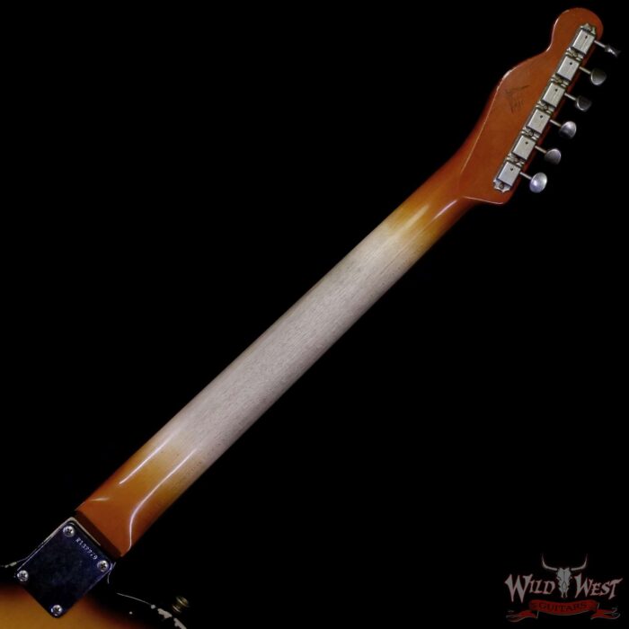 Fender Custom Shop Levi Perry Masterbuilt Fuzz Brain ‘67 Telecaster Built-In Fuzz Octave Delay Circuits Heavy Relic Aged 3 Tone Sunburst 7.25 lbs - Image 5