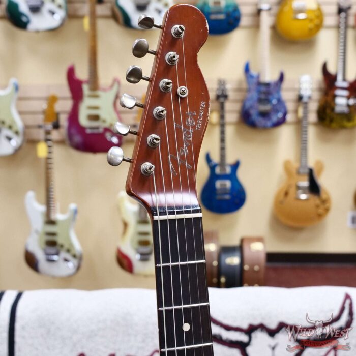 Fender Custom Shop Levi Perry Masterbuilt Fuzz Brain ‘67 Telecaster Built-In Fuzz Octave Delay Circuits Heavy Relic Aged 3 Tone Sunburst 7.25 lbs - Image 8