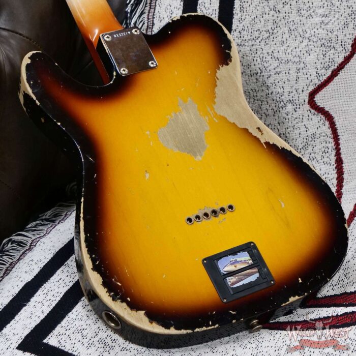 Fender Custom Shop Levi Perry Masterbuilt Fuzz Brain ‘67 Telecaster Built-In Fuzz Octave Delay Circuits Heavy Relic Aged 3 Tone Sunburst 7.25 lbs - Image 13