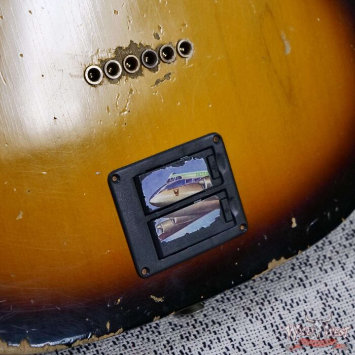 Fender Custom Shop Levi Perry Masterbuilt Fuzz Brain ‘67 Telecaster Built-In Fuzz Octave Delay Circuits Heavy Relic Aged 3 Tone Sunburst 7.25 lbs - Image 14
