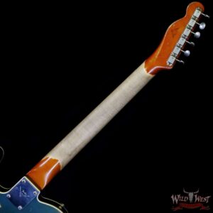 Fender Custom Shop Levi Perry Masterbuilt CuNiFe Red Hot Telecaster Josefina Hand-Wound Heavy Relic Aged Lake Placid Blue over 3 Tone Sunburst - Image 5