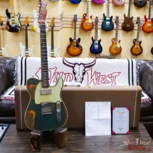 Fender Custom Shop Levi Perry Masterbuilt CuNiFe Red Hot Telecaster Josefina Hand-Wound Heavy Relic Aged Lake Placid Blue over 3 Tone Sunburst - Image 6