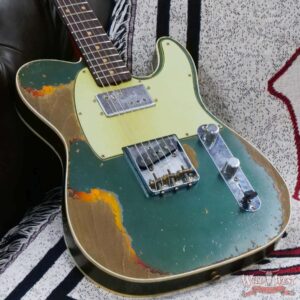 Fender Custom Shop Levi Perry Masterbuilt CuNiFe Red Hot Telecaster Josefina Hand-Wound Heavy Relic Aged Lake Placid Blue over 3 Tone Sunburst - Image 8