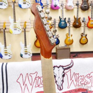 Fender Custom Shop Levi Perry Masterbuilt CuNiFe Red Hot Telecaster Josefina Hand-Wound Heavy Relic Aged Lake Placid Blue over 3 Tone Sunburst - Image 11