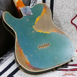Fender Custom Shop Levi Perry Masterbuilt CuNiFe Red Hot Telecaster Josefina Hand-Wound Heavy Relic Aged Lake Placid Blue over 3 Tone Sunburst - Image 12