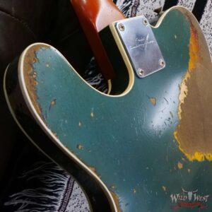 Fender Custom Shop Levi Perry Masterbuilt CuNiFe Red Hot Telecaster Josefina Hand-Wound Heavy Relic Aged Lake Placid Blue over 3 Tone Sunburst - Image 13