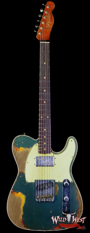 Fender Custom Shop Levi Perry Masterbuilt CuNiFe Red Hot Telecaster Josefina Hand-Wound Heavy Relic Aged Lake Placid Blue over 3 Tone Sunburst