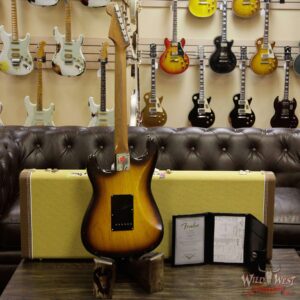 2018 NAMM Fender Masterbuilt Paul Waller 1957 Stratocaster Rst Maple Neck Journeyman Relic 2 Tone Sunburst - Image 13
