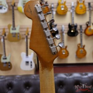 Fender Custom Shop Paul Waller Maserbuilt 1961 Stratocaster Relic Hand-Wound Pickups Rosewood Slab Board Fiesta Red - Image 6