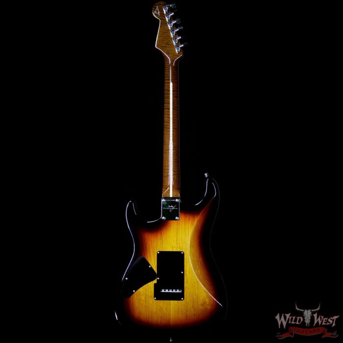 2014 Fender Custom Shop Masterbuilt Paul Waller Custom Stratocaster Flame Top & Neck 3 Tone Sunburst - Image 6