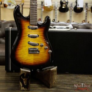2014 Fender Custom Shop Masterbuilt Paul Waller Custom Stratocaster Flame Top & Neck 3 Tone Sunburst - Image 13