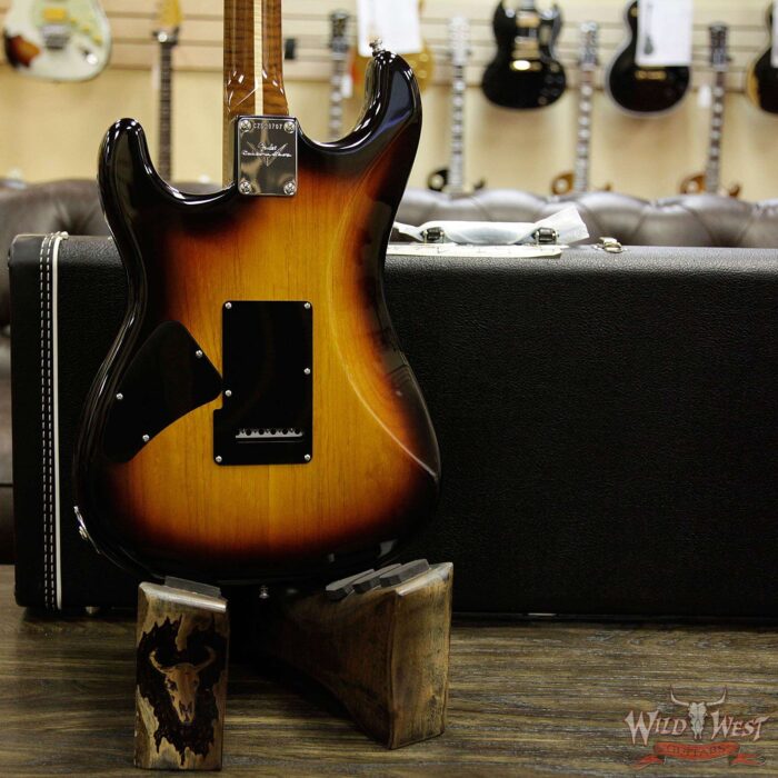2014 Fender Custom Shop Masterbuilt Paul Waller Custom Stratocaster Flame Top & Neck 3 Tone Sunburst - Image 15