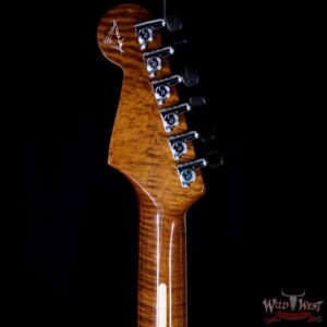 2014 Fender Custom Shop Masterbuilt Paul Waller Custom Stratocaster Flame Top & Neck 3 Tone Sunburst - Image 10