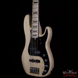 Fender Custom Shop Paul Waller Maserbuilt P-Bass Special V Active P/J Pickups 5-String Precison Bass Natural - Image 2
