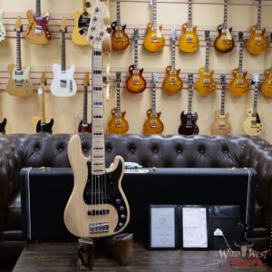 Fender Custom Shop Paul Waller Maserbuilt P-Bass Special V Active P/J Pickups 5-String Precison Bass Natural - Image 6